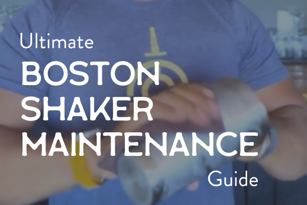 Cleaning boston shaker