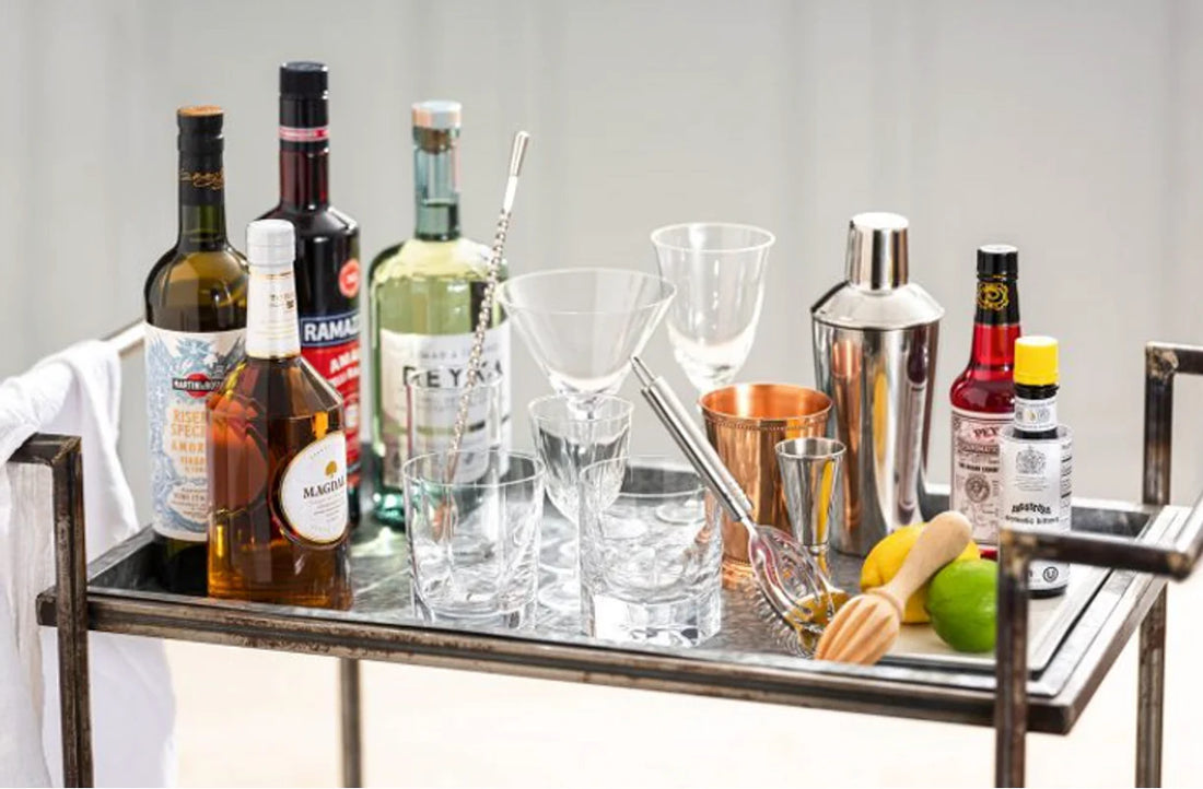 What you need for a basic home bar